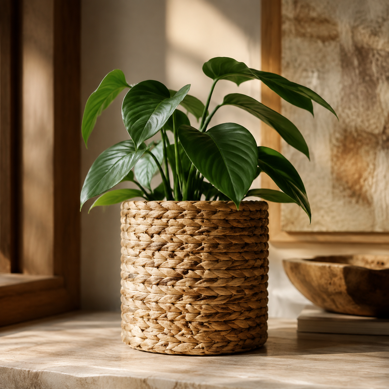 IKEA TÖRNBÄR Pot de fleurs en fibre de banane fait main, 32 cm
