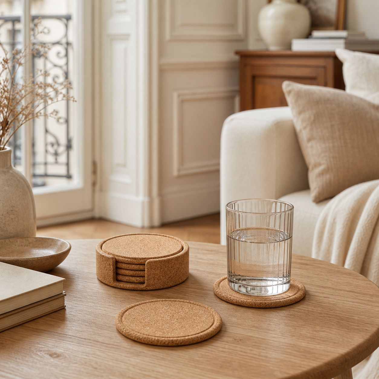 IKEA 365+ Lot de 4 dessous de verre en liège géant